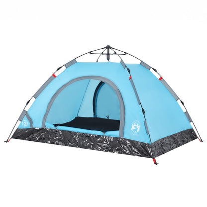 Camping Tent 2-Person Blue Quick Release