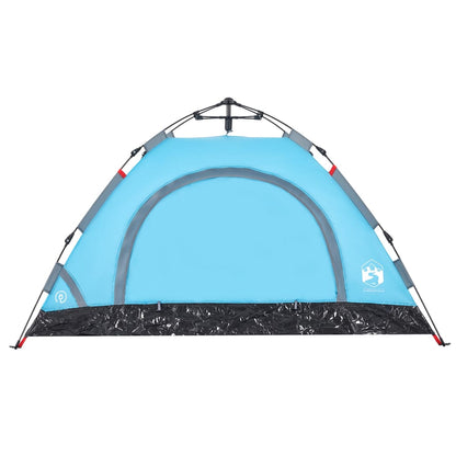 Camping Tent 2-Person Blue Quick Release