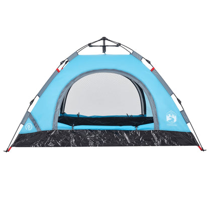 Camping Tent 2-Person Blue Quick Release