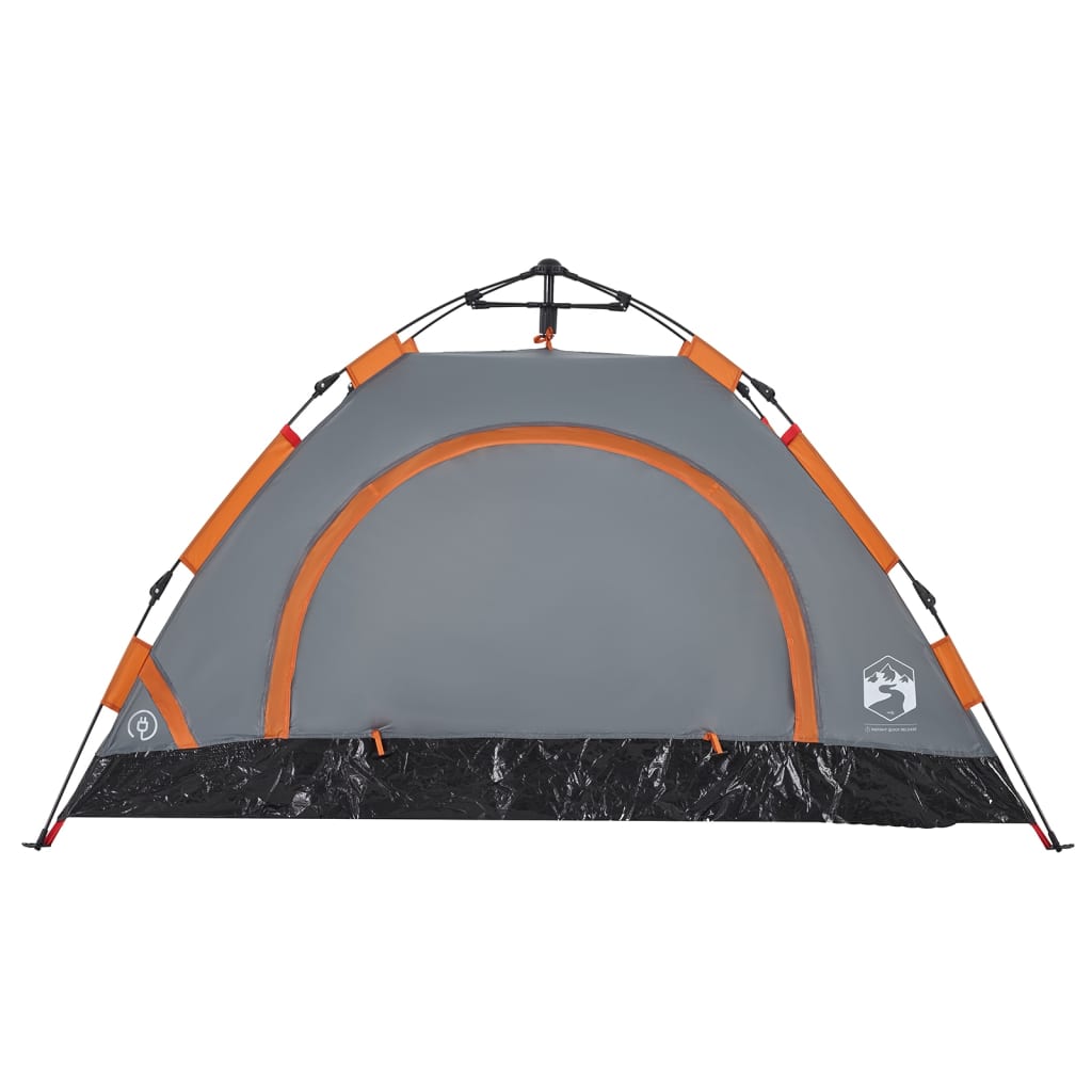 Camping Tent 2-Person Grey Quick Release