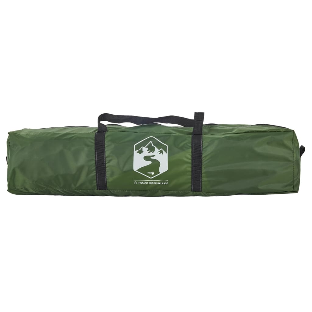 Camping Tent 3-Person Green Quick Release