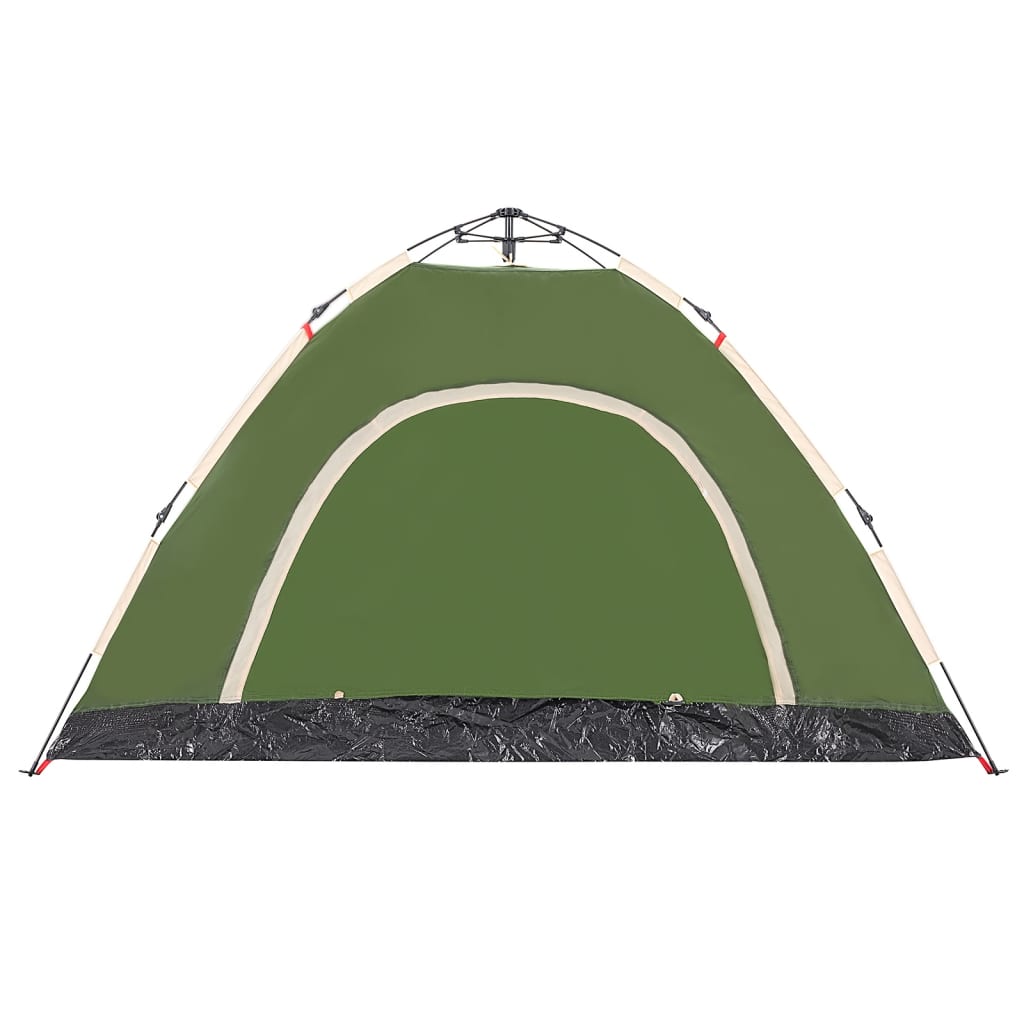 Camping Tent 4-Person Green Quick Release