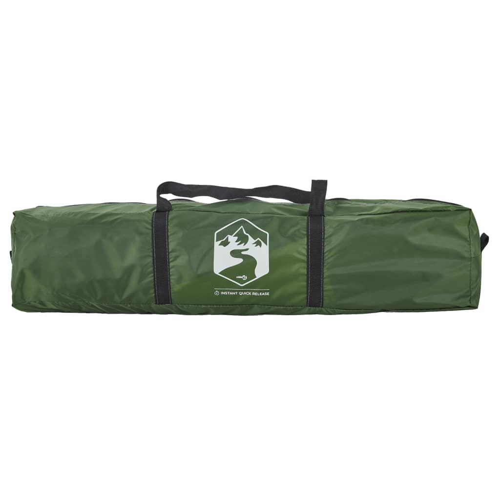 Camping Tent 4-Person Green Quick Release