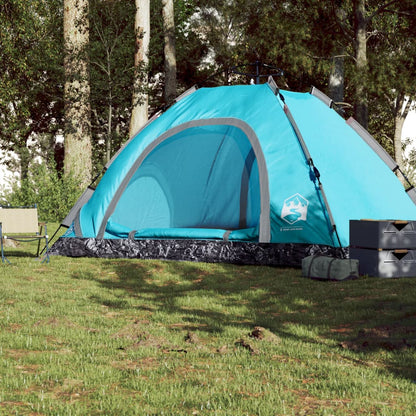 Camping Tent 5-Person Blue Quick Release