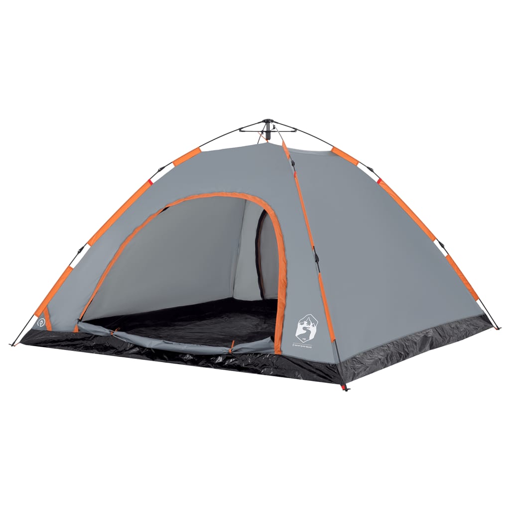 Camping Tent 5-Person Grey Quick Release