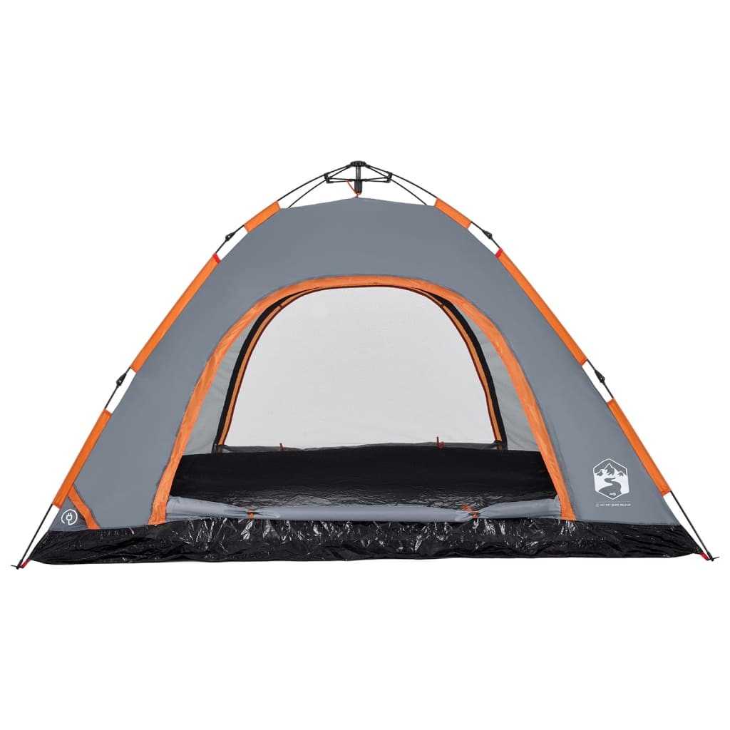 Camping Tent 5-Person Grey Quick Release