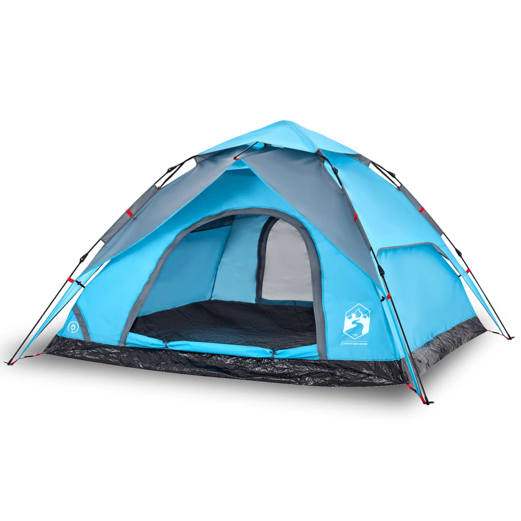 Camping Tent Dome 5-Person Blue Quick Release