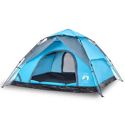 Camping Tent Dome 5-Person Blue Quick Release