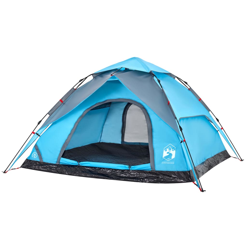 Camping Tent Dome 5-Person Blue Quick Release