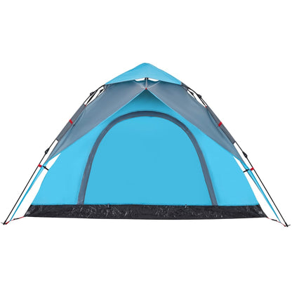 Camping Tent Dome 5-Person Blue Quick Release