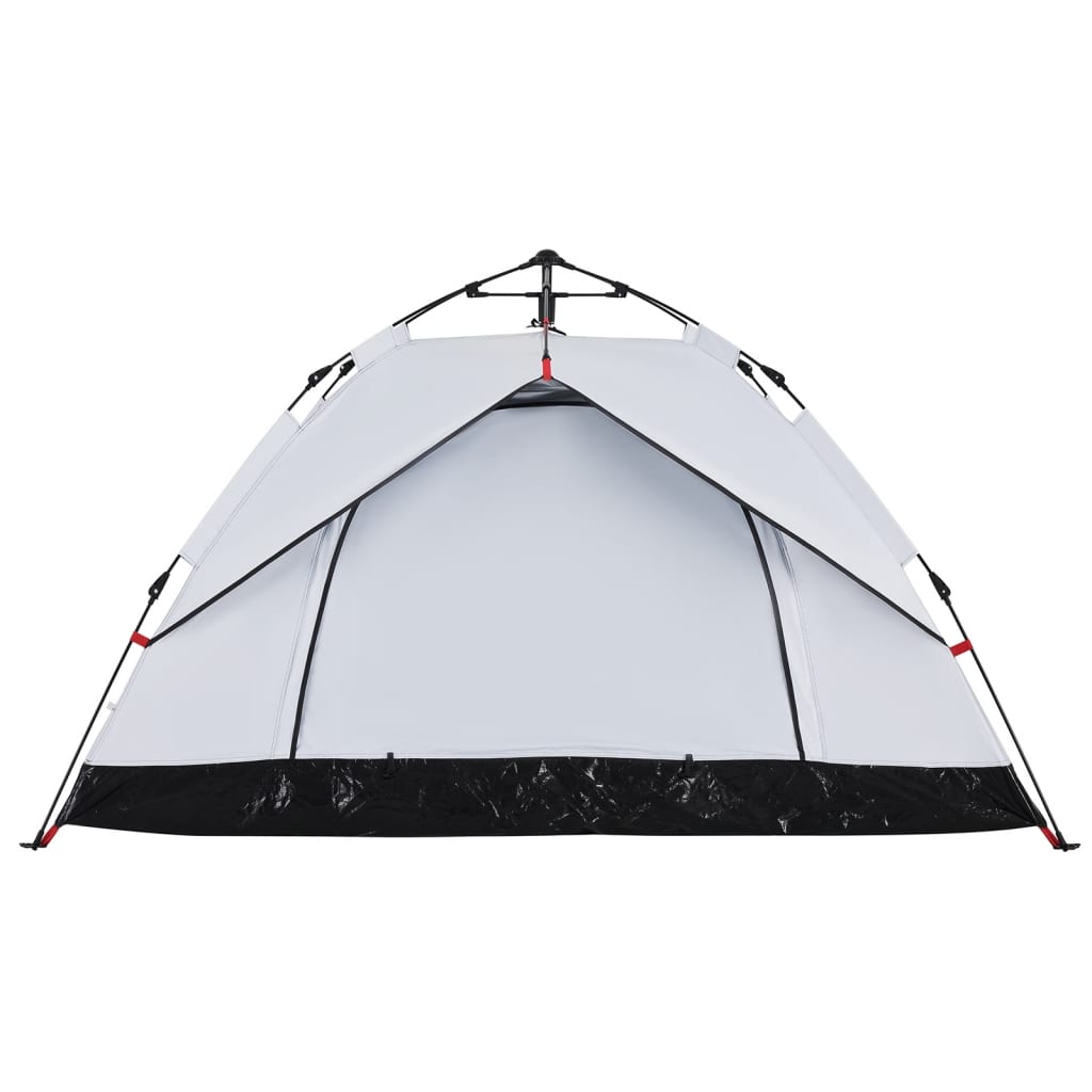 Camping Tent Dome 2-Person White Blackout Fabric Quick Release