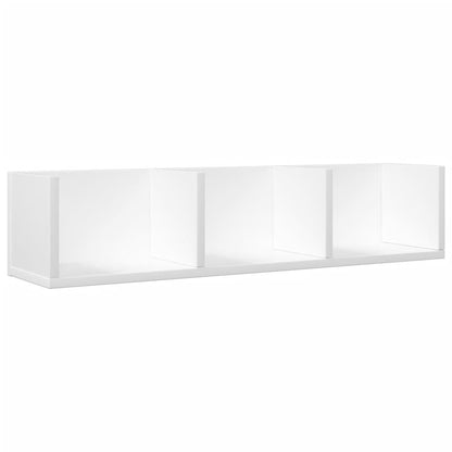 Wall Cabinets 2 pcs White 75x18x16.5 cm Engineered Wood