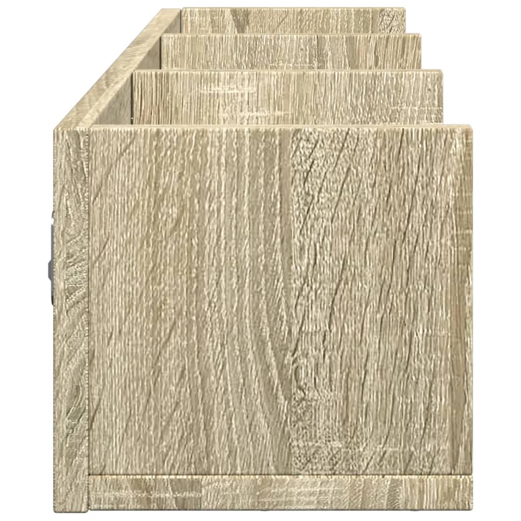 Wall Cabinet Sonoma Oak 75x18x16.5 cm Engineered Wood