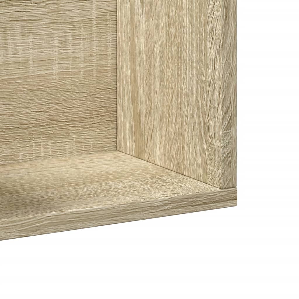 Wall Cabinet Sonoma Oak 75x18x16.5 cm Engineered Wood