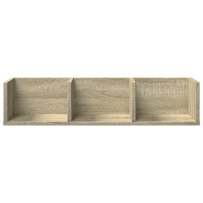 Wall Cabinets 2 pcs Sonoma Oak 75x18x16.5 cm Engineered Wood