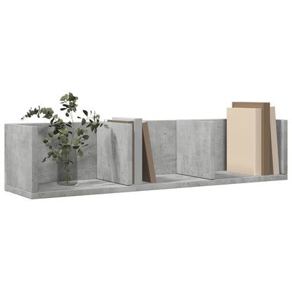 Wall Cabinet Concrete Grey 75x18x16.5 cm Engineered Wood