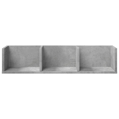 Wall Cabinet Concrete Grey 75x18x16.5 cm Engineered Wood