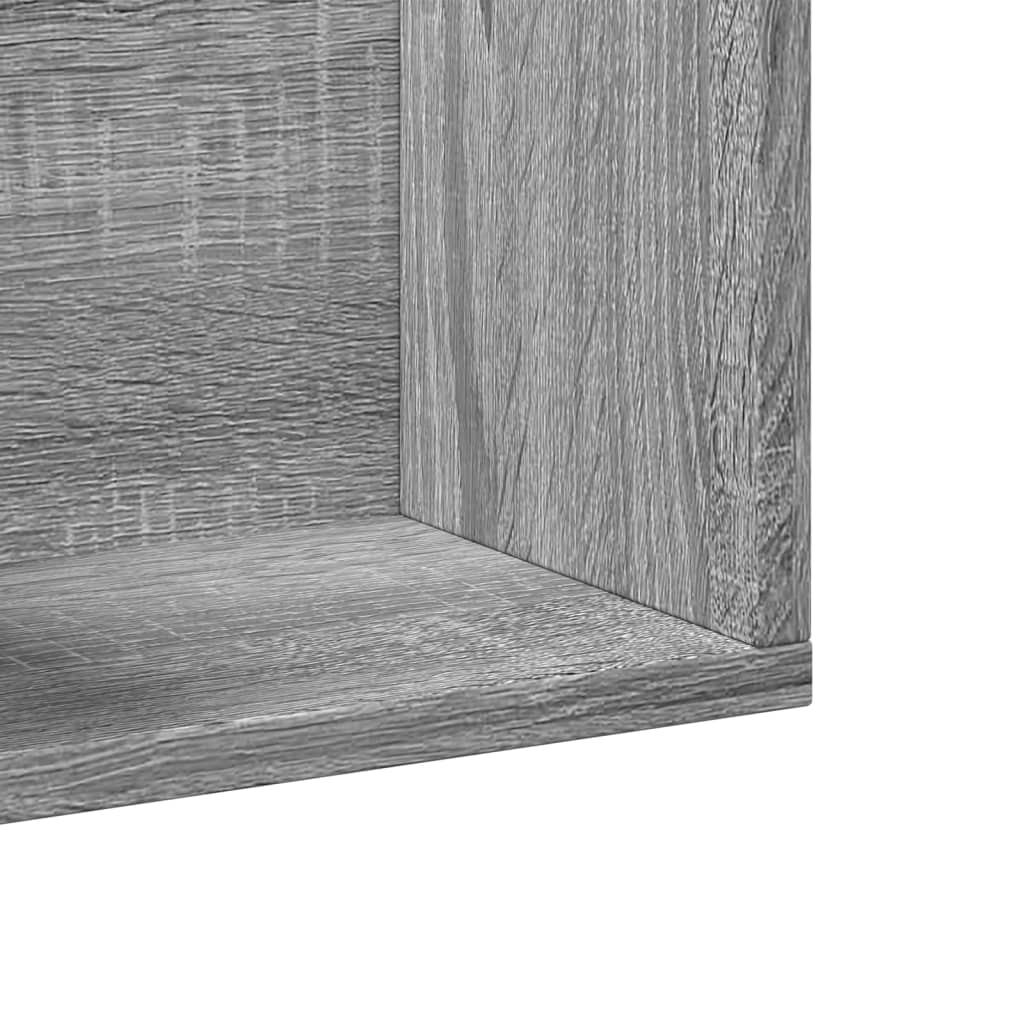 Wall Cabinet Grey Sonoma 75x18x16.5 cm Engineered Wood