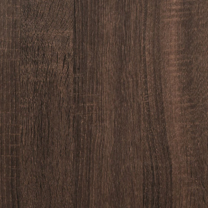 Wall Cabinet Brown Oak 75x18x16.5 cm Engineered Wood