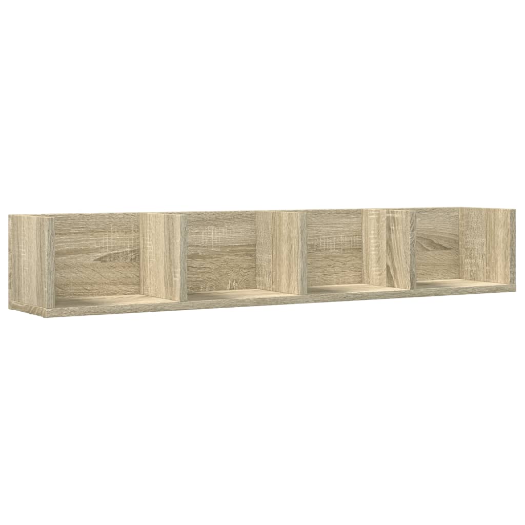 Wall Cabinet Sonoma Oak 99x18x16.5 cm Engineered Wood