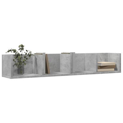 Wall Cabinet Concrete Grey 99x18x16.5 cm Engineered Wood