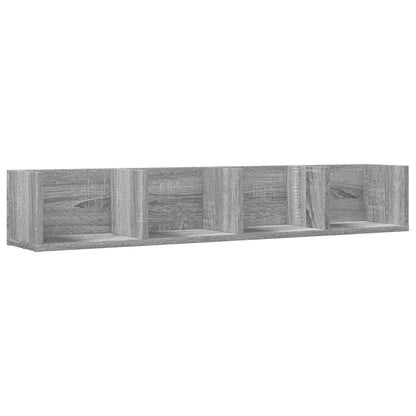 Wall Cabinet Grey Sonoma 99x18x16.5 cm Engineered Wood