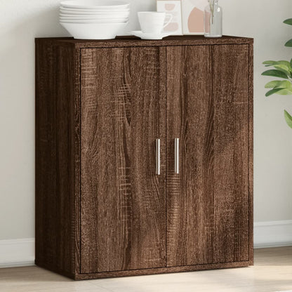 Sideboard Brown Oak 79x38x80 cm Engineered Wood