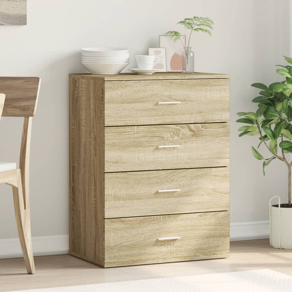 Sideboard Sonoma Oak 60x39x80 cm Engineered Wood