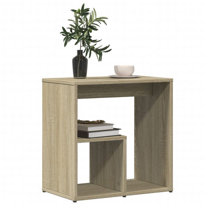 Side Table Sonoma Oak 50x30x50 cm Engineered Wood