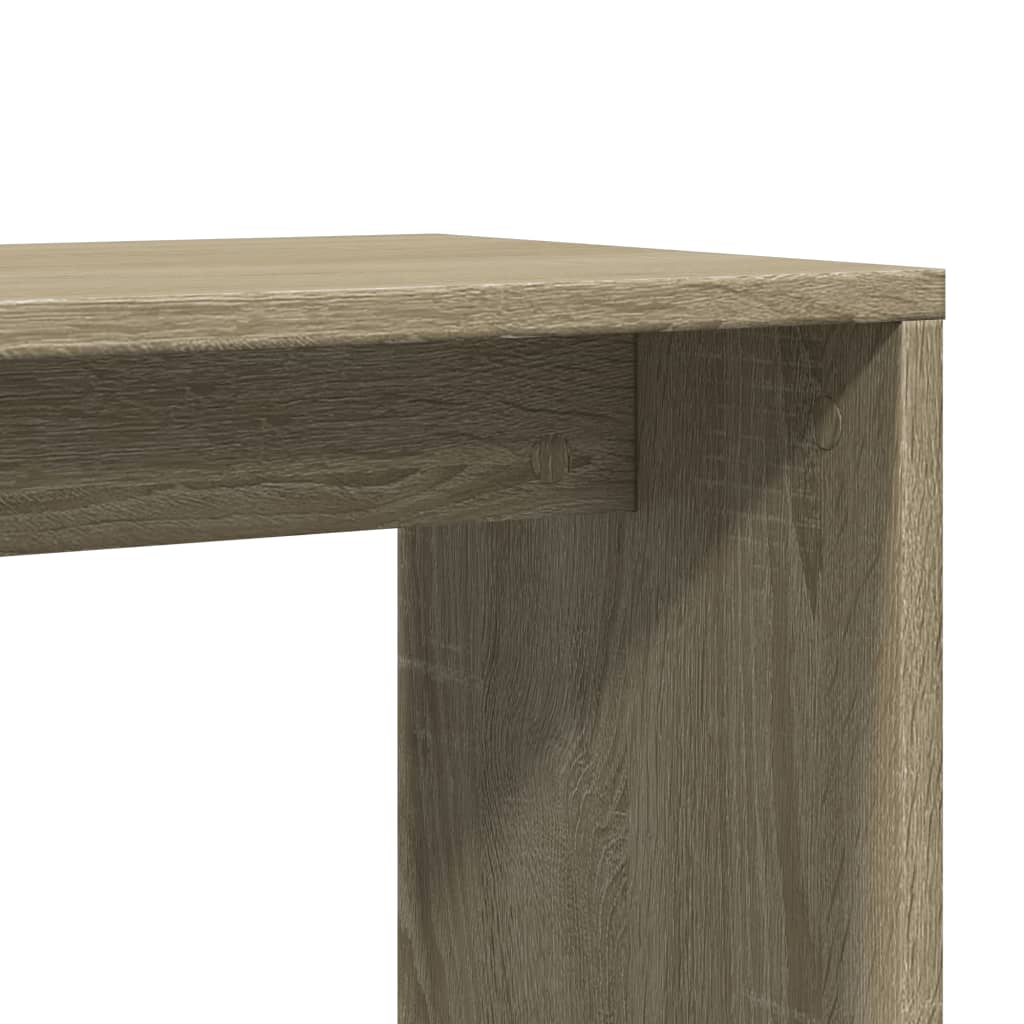 Side Table Sonoma Oak 50x30x50 cm Engineered Wood