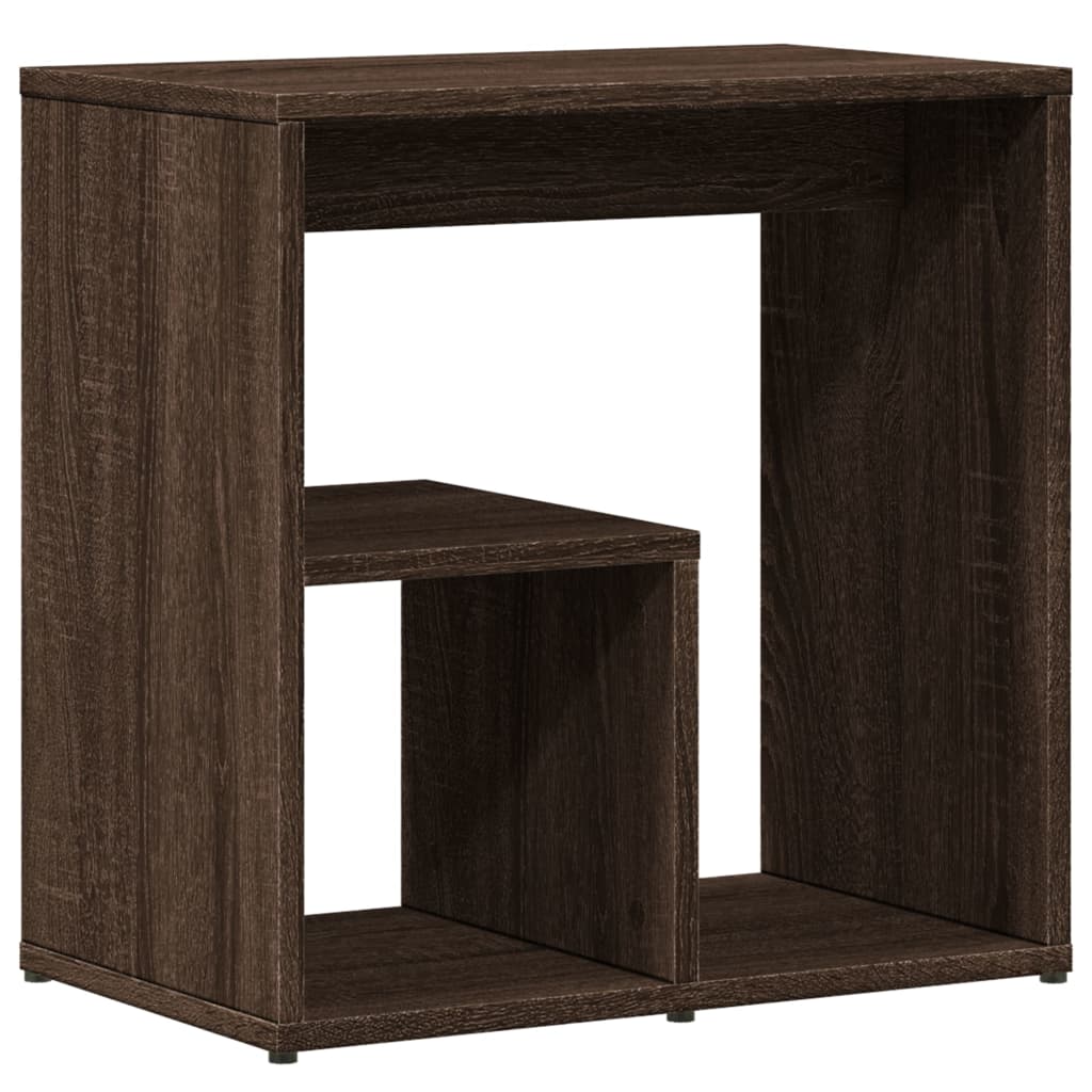 Side Tables 2 pcs Brown Oak 50x30x50 cm Engineered Wood