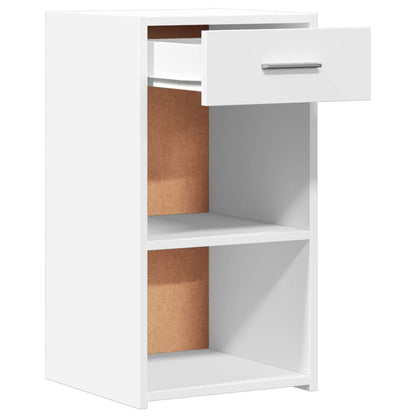 Bedside Cabinets 2 pcs White 35x34x65 cm Engineered Wood