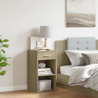 Bedside Cabinet Sonoma Oak 35x34x65 cm Engineered Wood