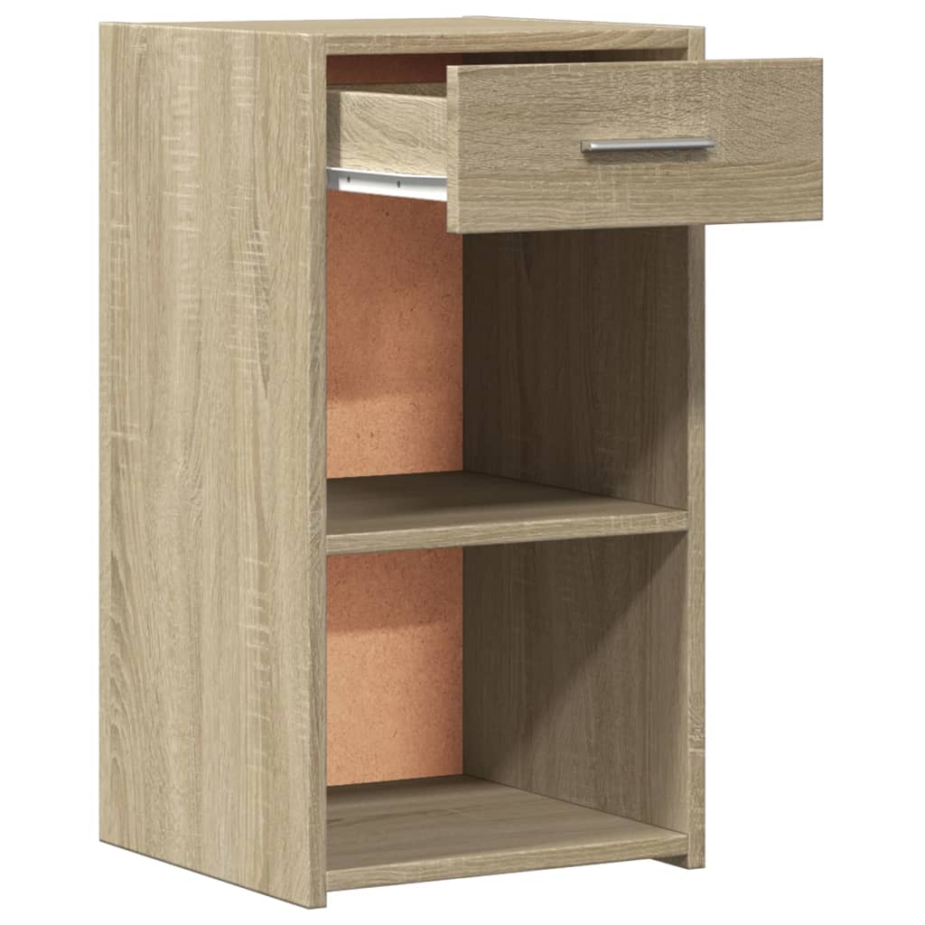 Bedside Cabinet Sonoma Oak 35x34x65 cm Engineered Wood