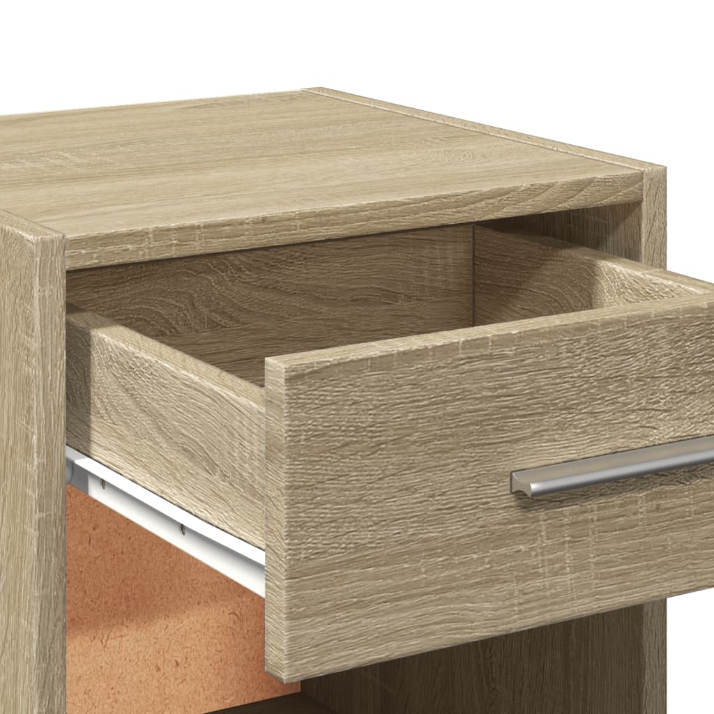 Bedside Cabinet Sonoma Oak 35x34x65 cm Engineered Wood