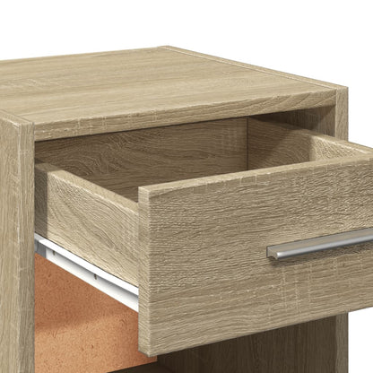 Bedside Cabinet Sonoma Oak 35x34x65 cm Engineered Wood