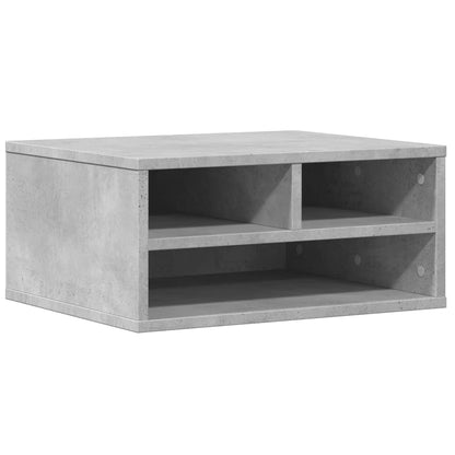 Printer Stand Concrete Grey 49x40x22,5 cm Engineered Wood