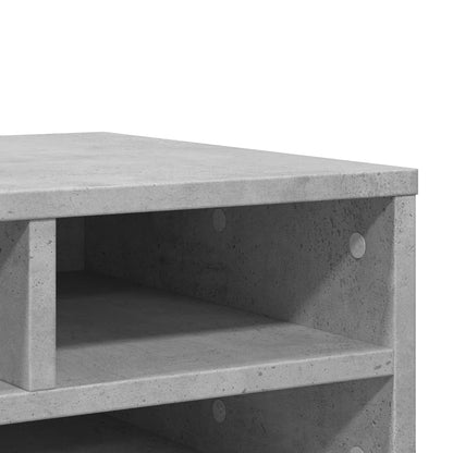 Printer Stand Concrete Grey 49x40x22,5 cm Engineered Wood