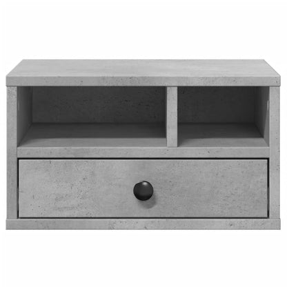 Printer Stand Concrete Grey 40x32x22,5 cm Engineered Wood