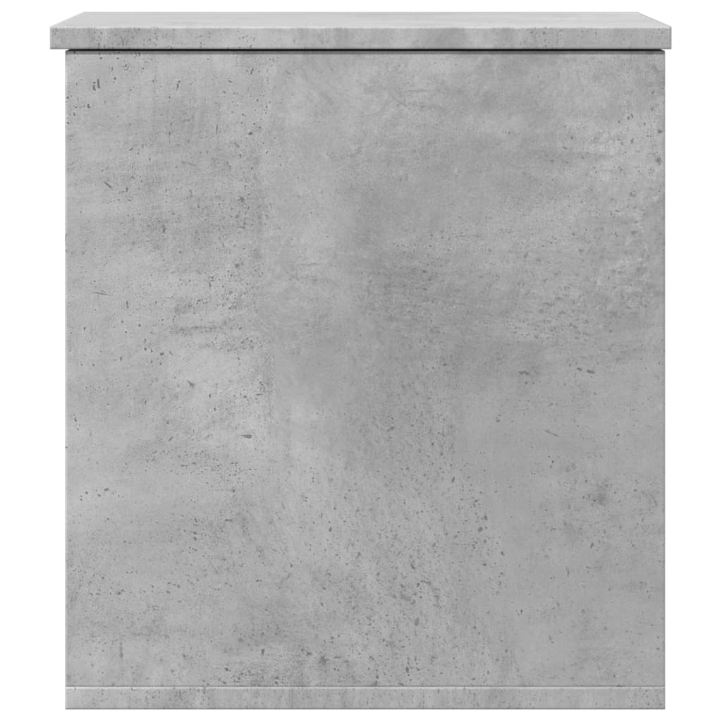 Storage Box Concrete Grey 40x42x46 cm Engineered Wood