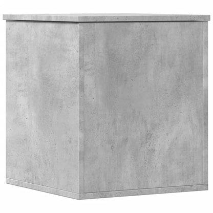 Storage Box Concrete Grey 40x42x46 cm Engineered Wood