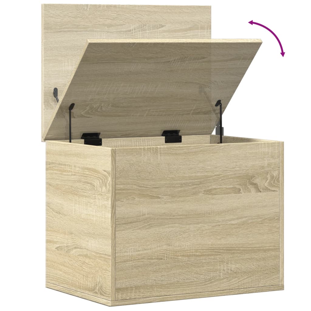 Storage Box Sonoma Oak 60x42x46 cm Engineered Wood