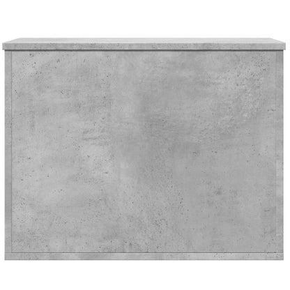 Storage Box Concrete Grey 60x42x46 cm Engineered Wood