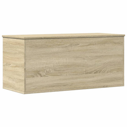 Storage Box Sonoma Oak 100x42x46 cm Engineered Wood