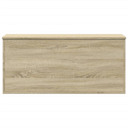 Storage Box Sonoma Oak 100x42x46 cm Engineered Wood