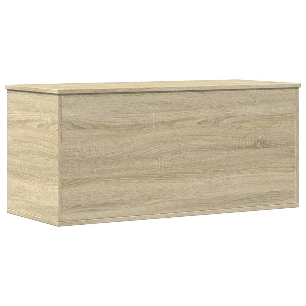 Storage Box Sonoma Oak 100x42x46 cm Engineered Wood