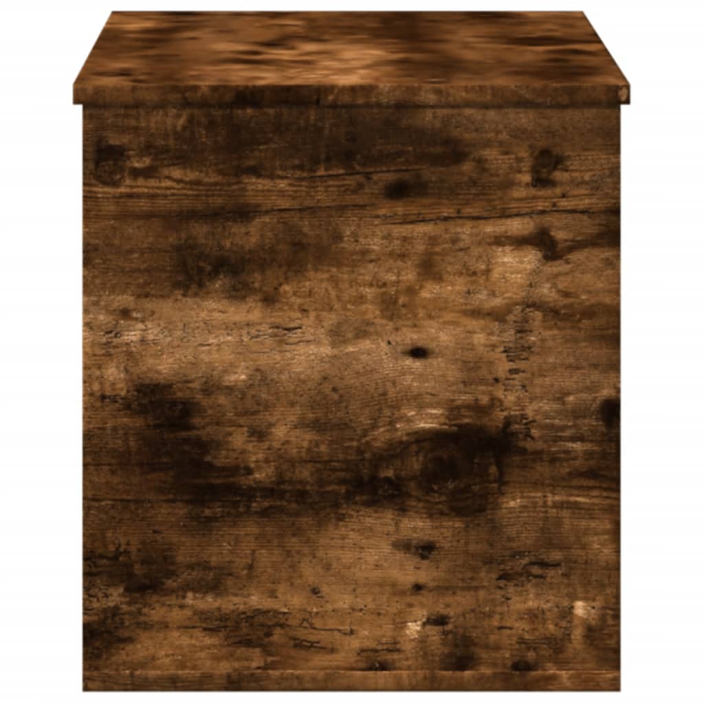 Storage Box Smoked Oak 100x42x46 cm Engineered Wood