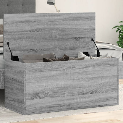 Storage Box Grey Sonoma 100x42x46 cm Engineered Wood