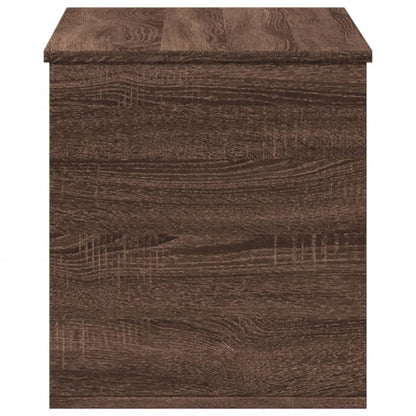 Storage Box Brown Oak 100x42x46 cm Engineered Wood