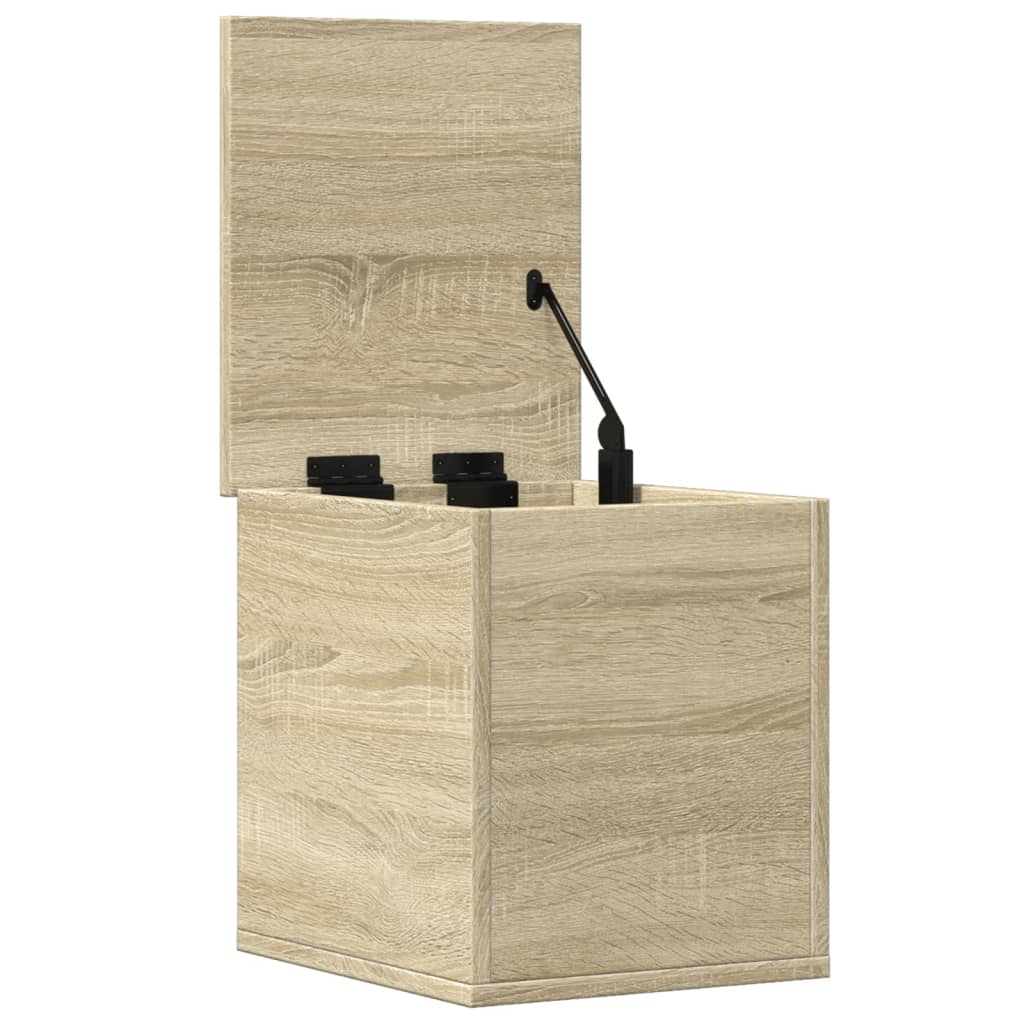 Storage Box Sonoma Oak 30x35x35 cm Engineered Wood